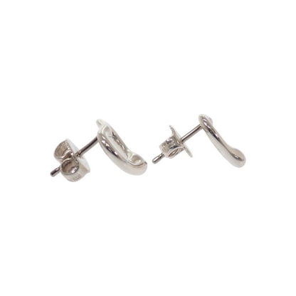 Tiffany & Co Elsa Peretti Open Heart Genus Earrings 925 Sterling Silver — view 4