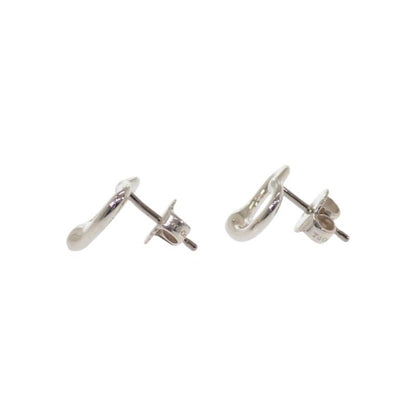 Tiffany & Co Elsa Peretti Open Heart Genus Earrings 925 Sterling Silver — view 3