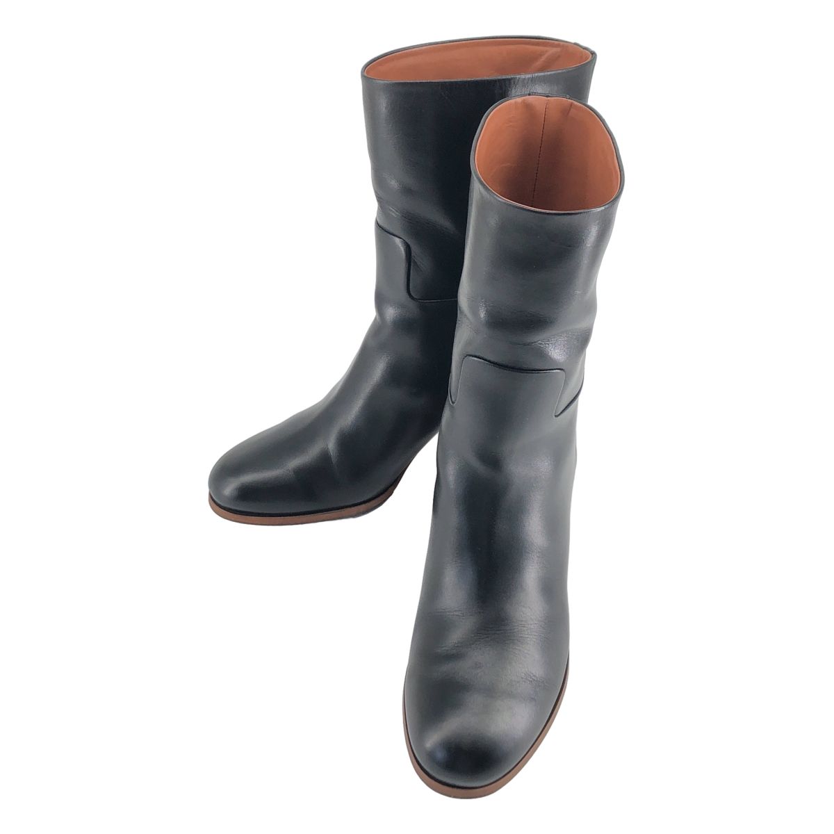 Celine Mid Calfskin Boots Black