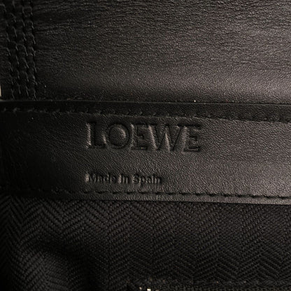 Loewe Leather Military Messenger Bag Gray Taupe — view 4