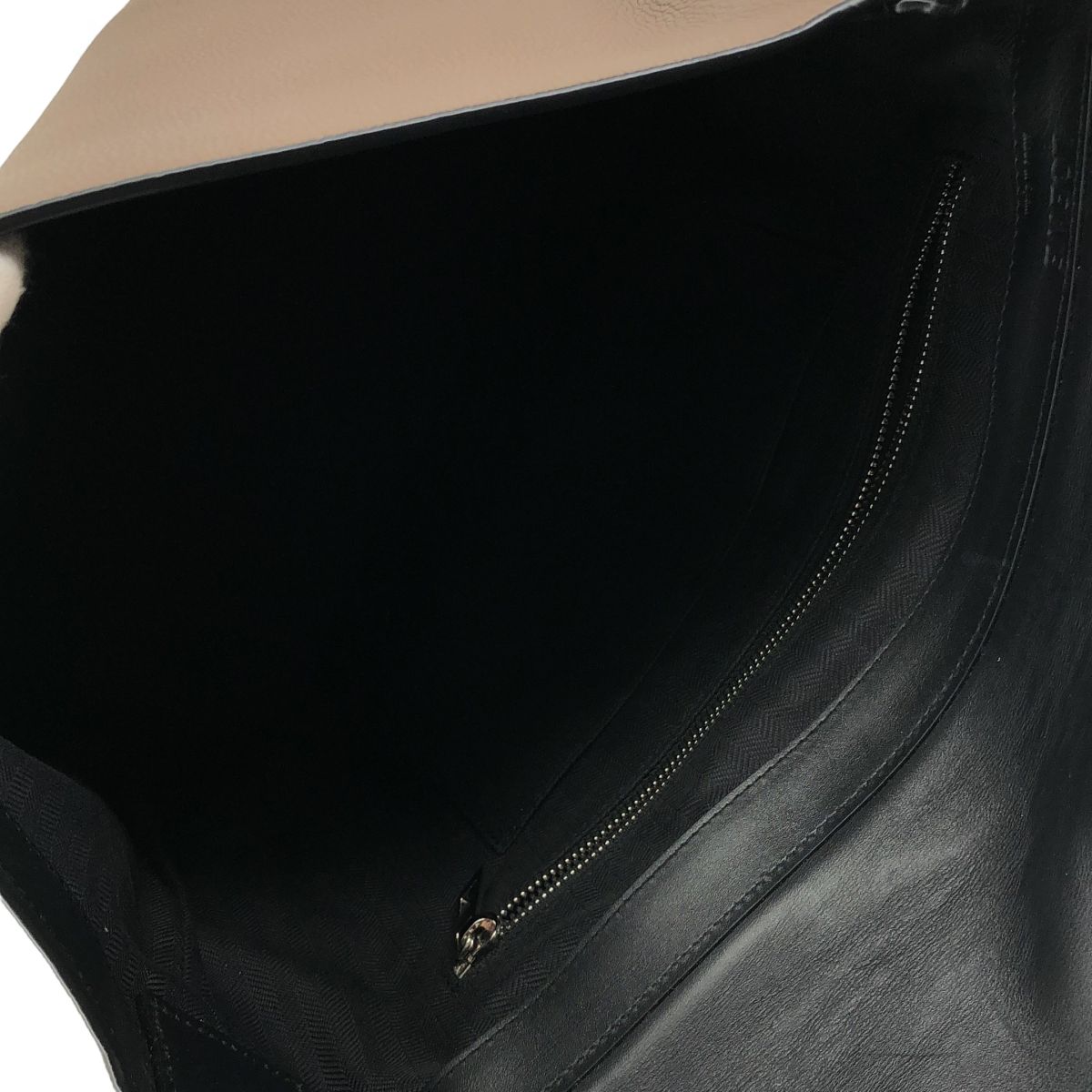 Loewe Leather Military Messenger Bag Gray Taupe — view 3