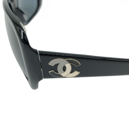 Chanel CC Logo Sunglasses Black Eyewear — view 7