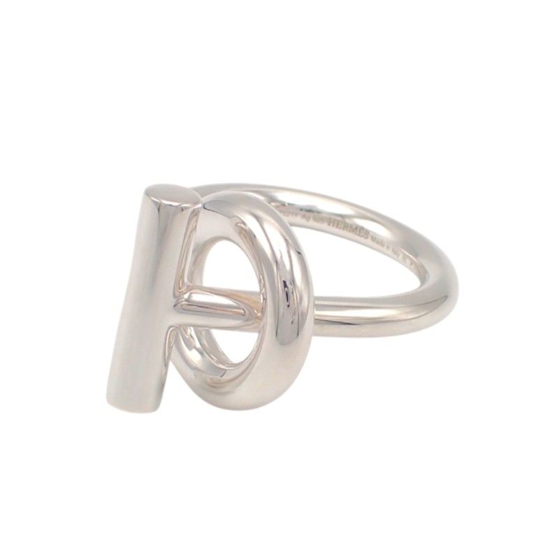 Hermes Echappee MM Chaine D'ancre Actual Ring 925 Sterling Silver Stamp — view 3
