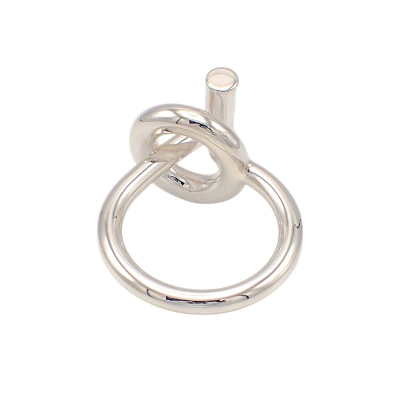 Hermes Echappee MM Chaine D'ancre Actual Ring 925 Sterling Silver Stamp — view 4