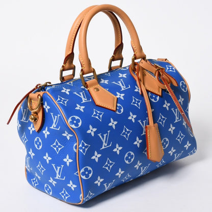 Louis Vuitton Speedy P9 Bandouliere 25 Boston Bag Blue White — view 5
