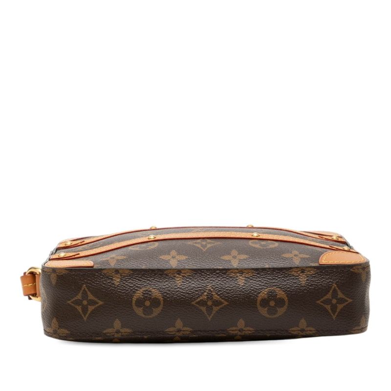 Louis Vuitton Monogram Legacy Soft Trunk Poche Clutch Brown Leather — view 3