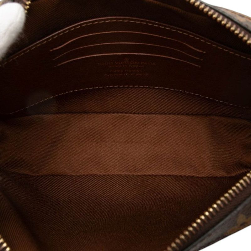 Louis Vuitton Monogram Legacy Soft Trunk Poche Clutch Brown Leather — view 4