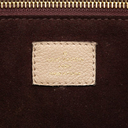 Louis Vuitton Monogram Empreinte Neverfull MM Tote Bag Tourterelle Greige — view 5