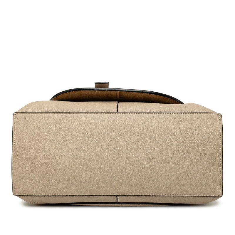 Loewe Anagram Gate 2-Way Shoulder Bag Beige Leather — view 3