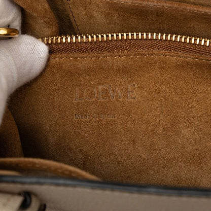 Loewe Anagram Gate 2-Way Shoulder Bag Beige Leather — view 7
