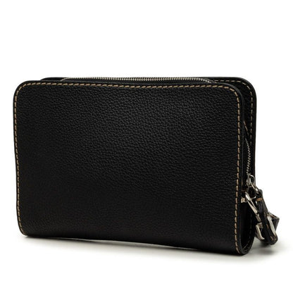 Fendi Selleria Clutch Black Leather — view 2
