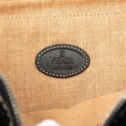 Fendi Selleria Clutch Black Leather — view 5