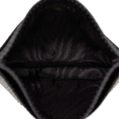 Chanel CC Logo Card Case Black Caviar Leather — view 5