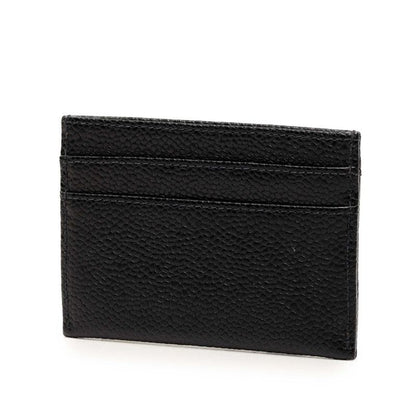 Chanel CC Logo Card Case Black Caviar Leather — view 2