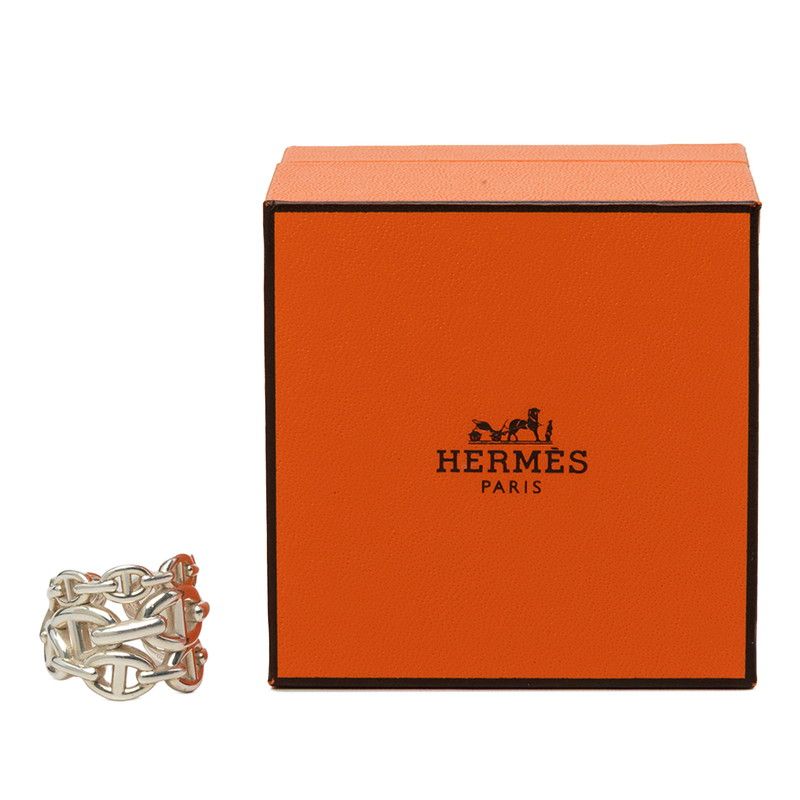 Hermes Chaine D'ancre Enchainee GM Ring 52 Silver — view 5