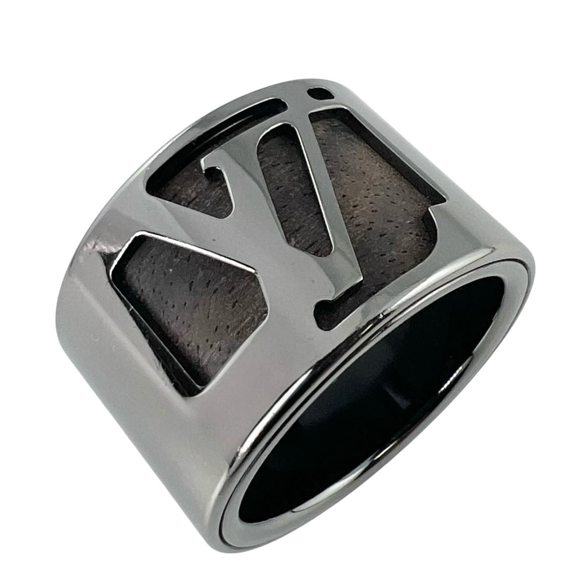 Louis Vuitton Bague Cape Town Wood Silver Brown
