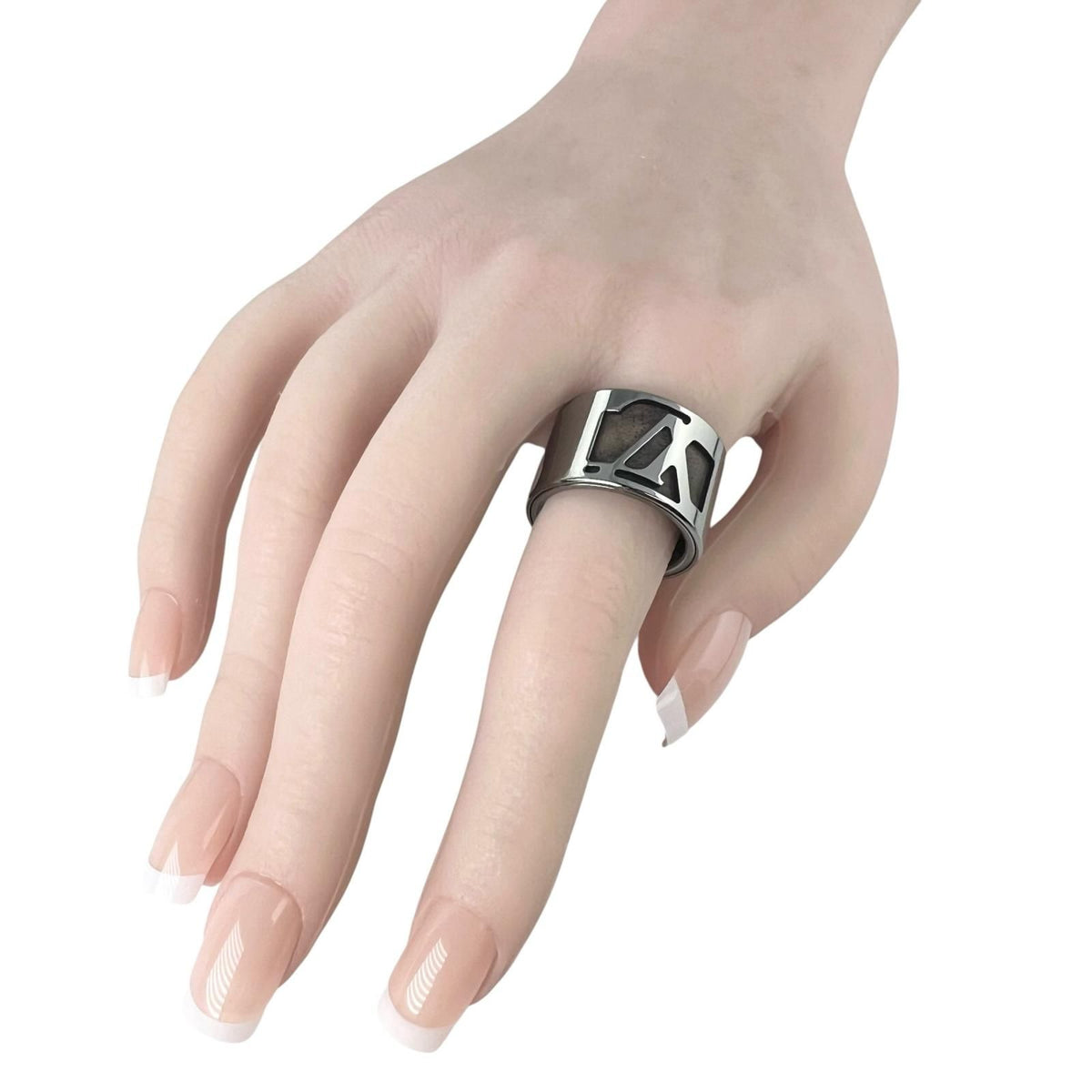 Louis Vuitton Bague Cape Town Wood Silver Brown — view 5