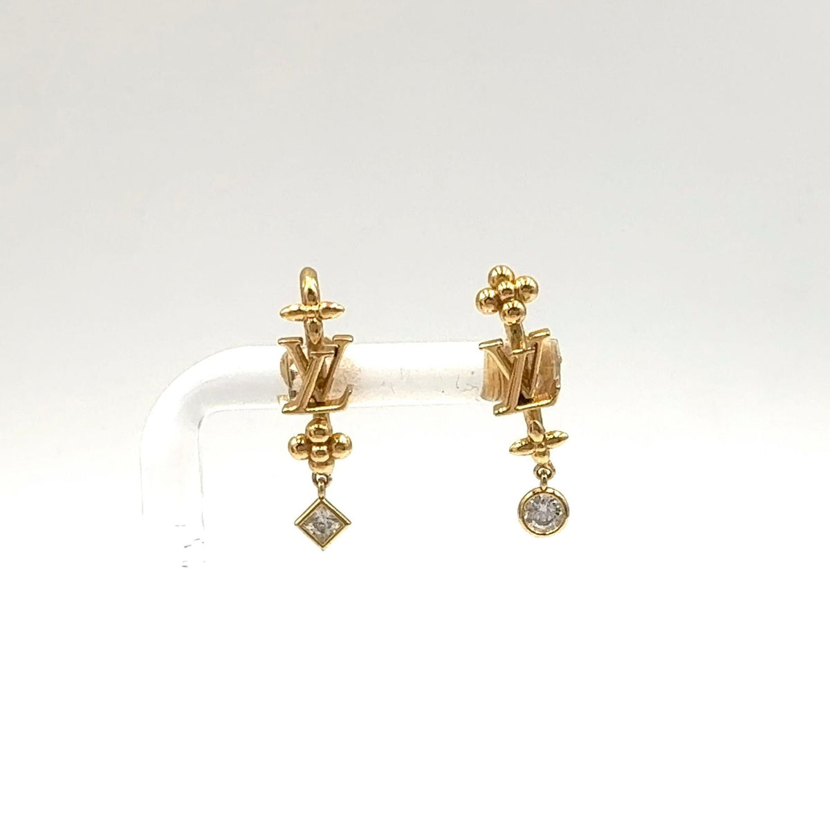 Louis Vuitton LV in the Sky Gold Plated Earrings