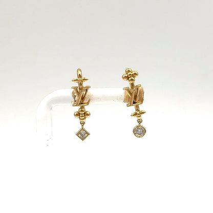 Louis Vuitton LV in the Sky Gold Plated Earrings