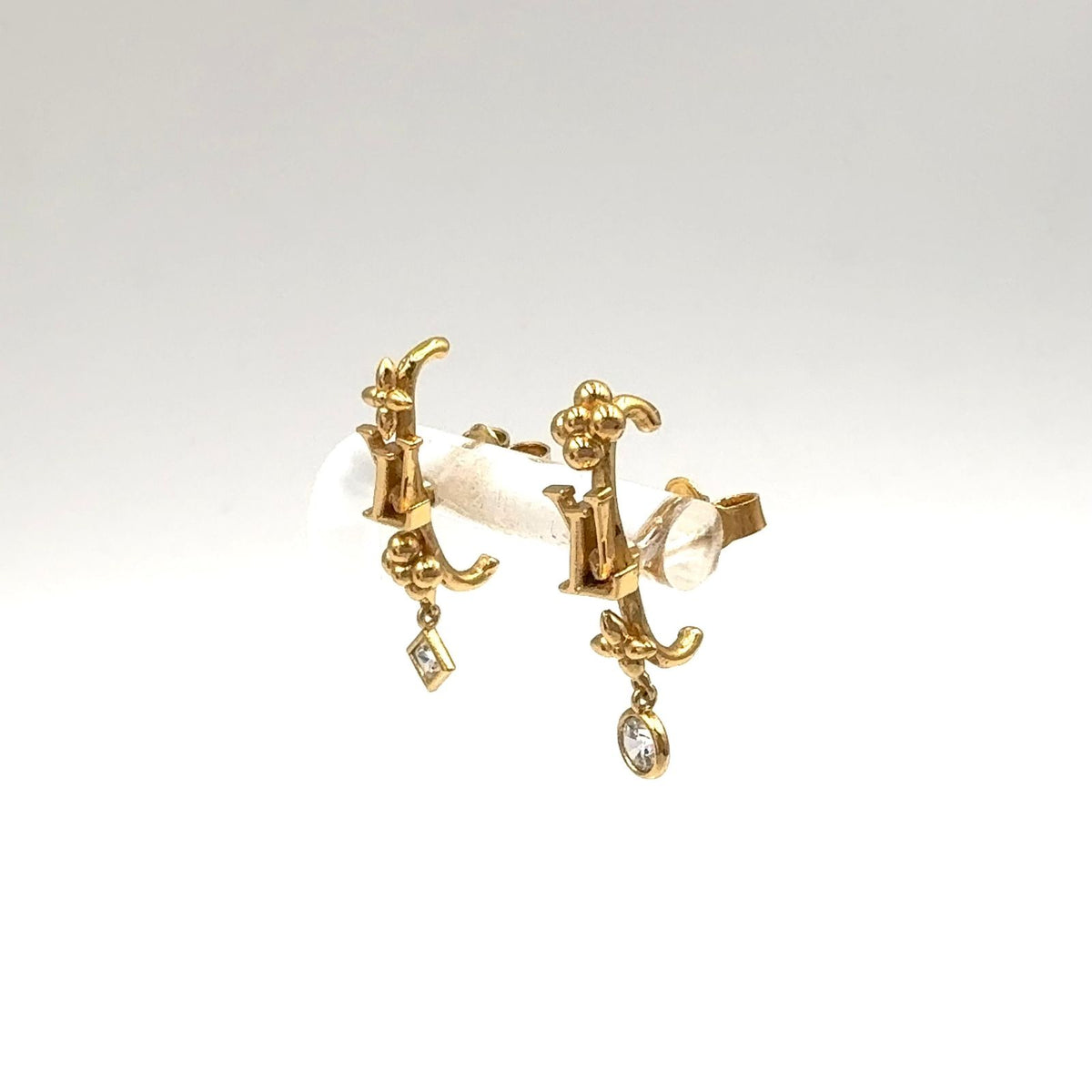 Louis Vuitton LV in the Sky Gold Plated Earrings — view 2