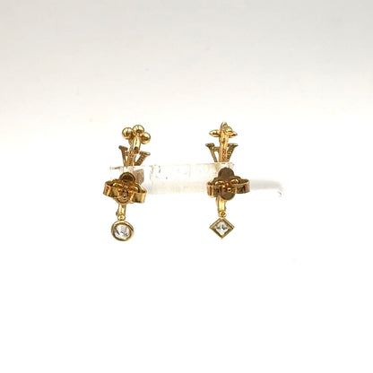 Louis Vuitton LV in the Sky Gold Plated Earrings — view 3