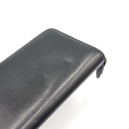 Gucci King Snake Zip Around Leather Black Red Wallet Gold — view 8