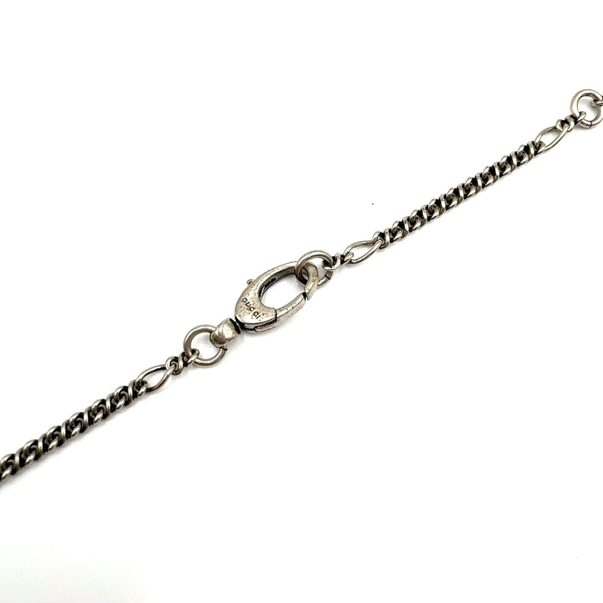 Gucci Lion Head Metal Silver Necklace — view 6