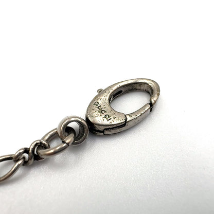 Gucci Lion Head Metal Silver Necklace — view 4