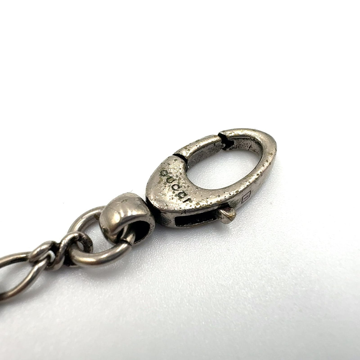 Gucci Lion Head Metal Silver Necklace — view 5