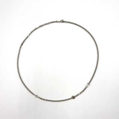 Louis Vuitton Chain LV Yours Metal Silver Necklace — view 3