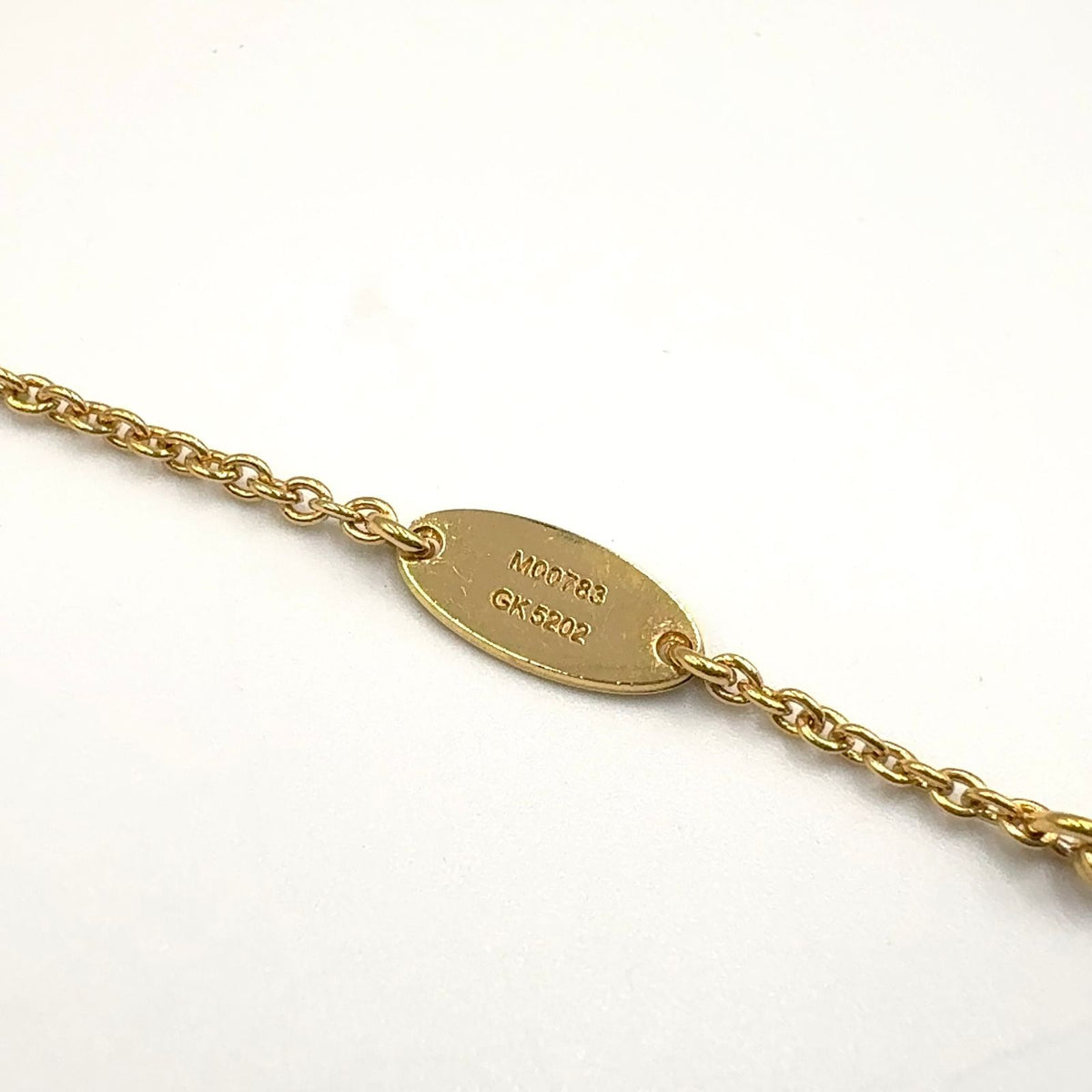 Louis Vuitton Corrie Loulou Glam Color Stone Gold Pink Necklace — view 5