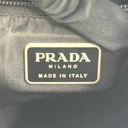 Prada Chain Nylon Black Bag Silver — view 4