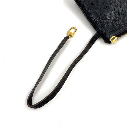 Louis Vuitton Mahina Selene Monogram Leather Black Pouch Gold — view 5