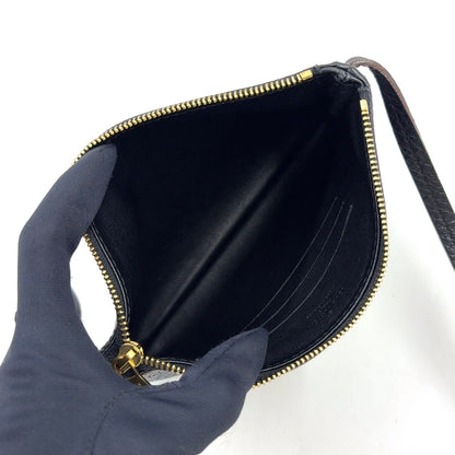 Louis Vuitton Mahina Selene Monogram Leather Black Pouch Gold — view 3