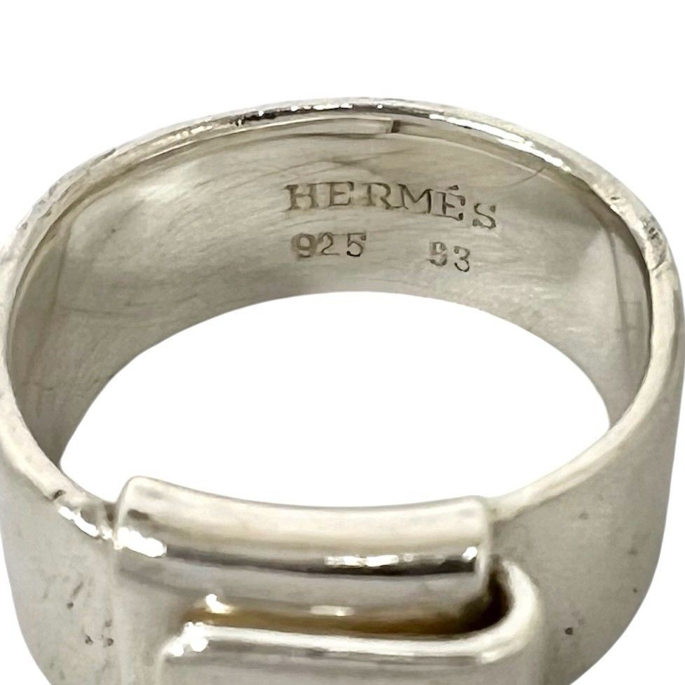 Hermes Vintage Folding Ring 925 Sterling Silver — view 3