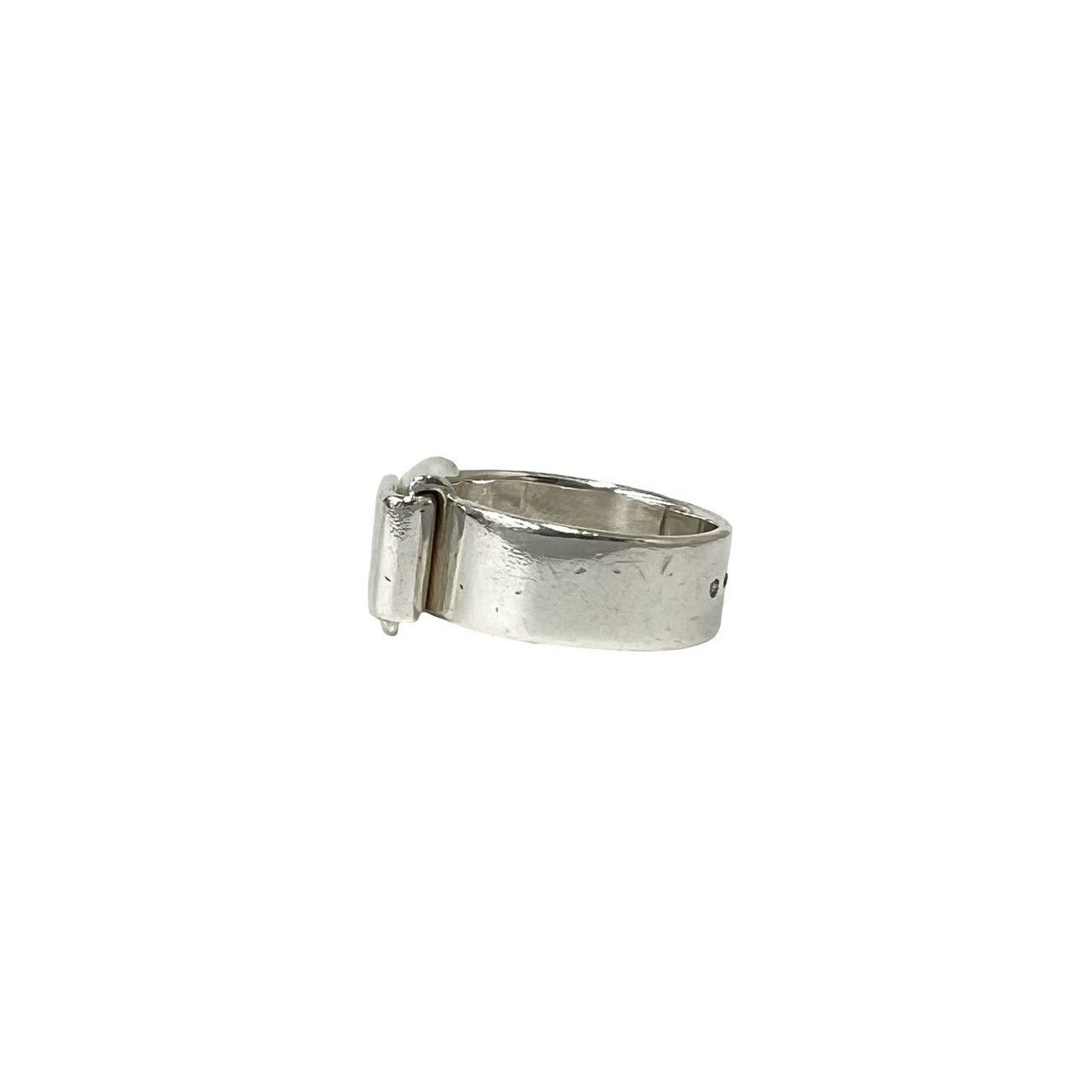 Hermes Vintage Folding Ring 925 Sterling Silver — view 4