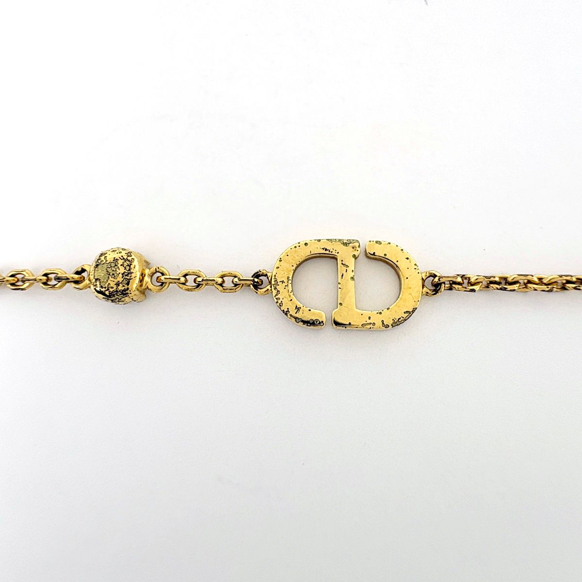 Dior Bracelet Rhinestone Gold — view 2