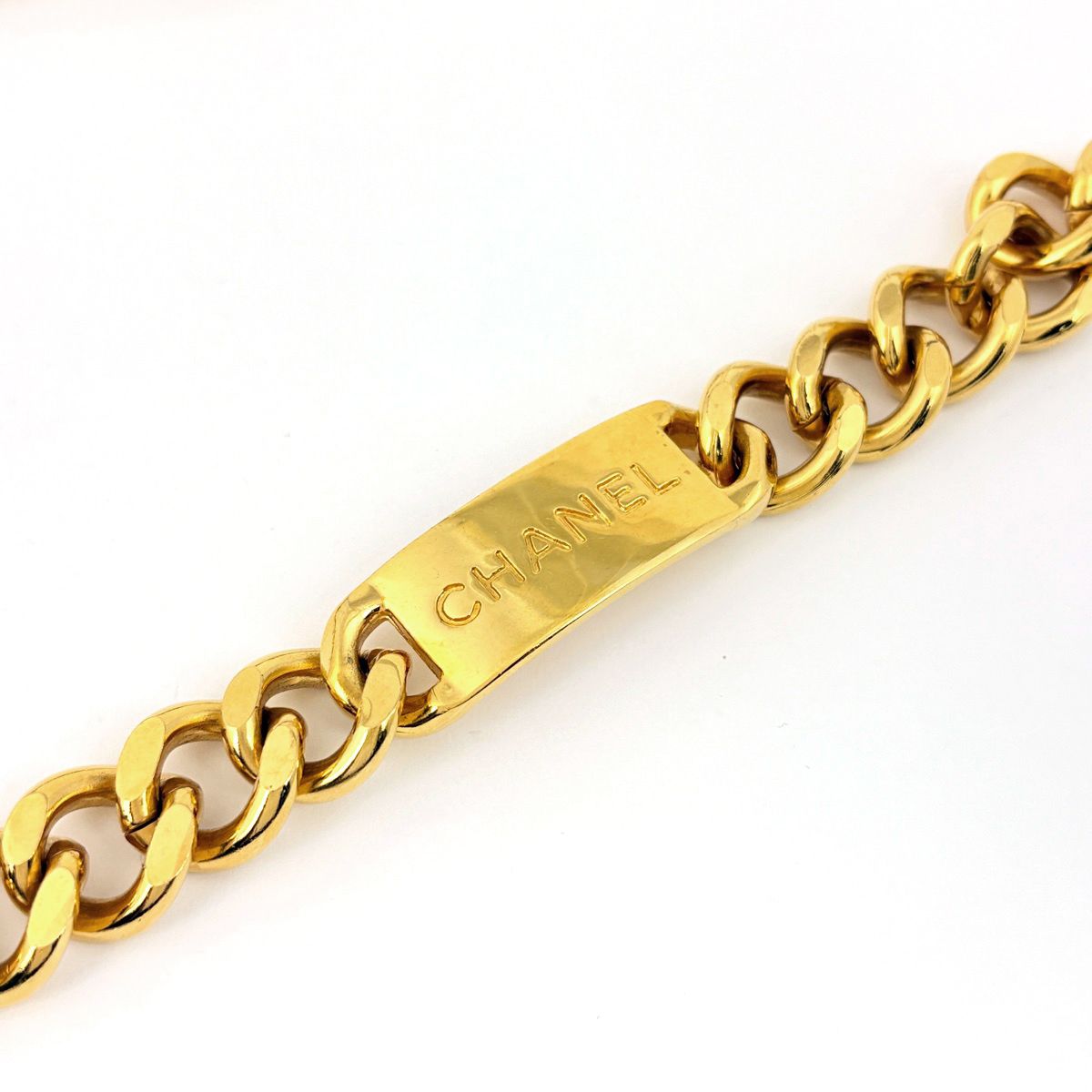 Chanel Belt CC Logo 31 Rue Cambon Gold Plated — view 4