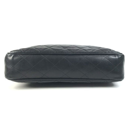 Chanel Shoulder Bag Quilted Leather Black — view 5
