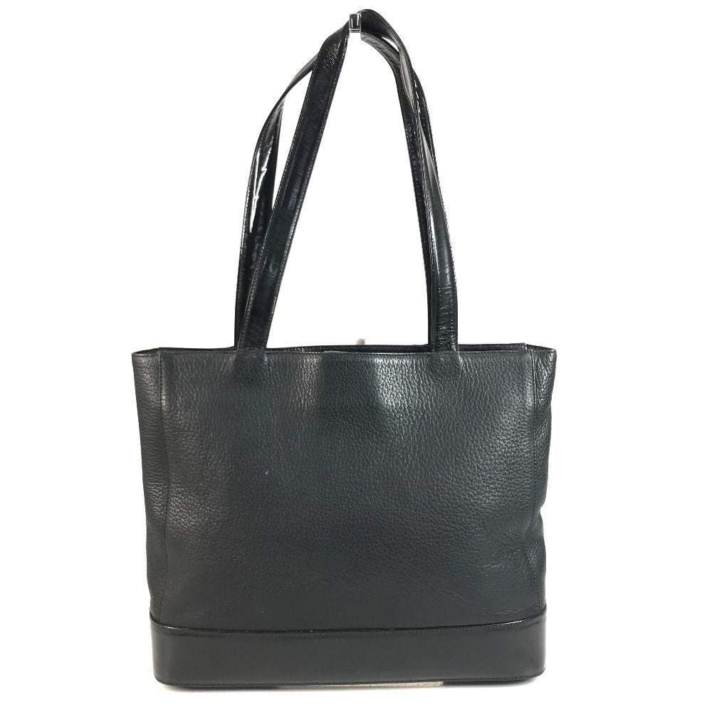 Versace Shoulder Bag Sunburst Logo Leather Black — view 2