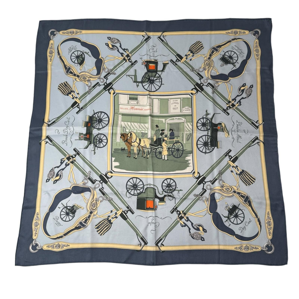 Hermes Scarf Carre 70 Palonniers