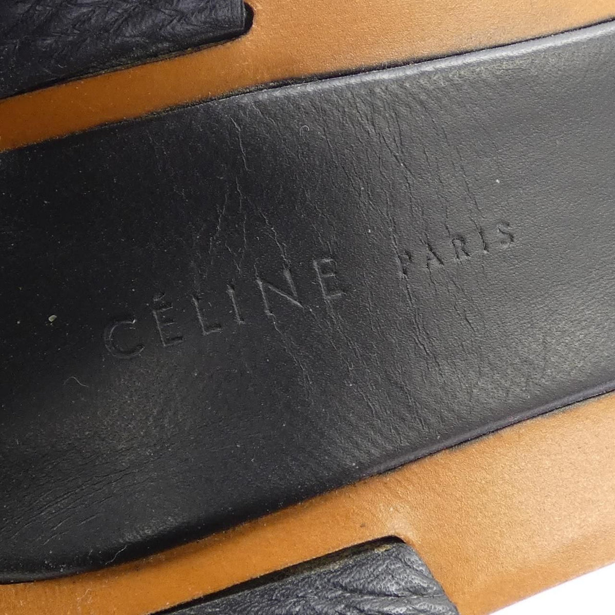 Celine Bang Sandals Black — view 6