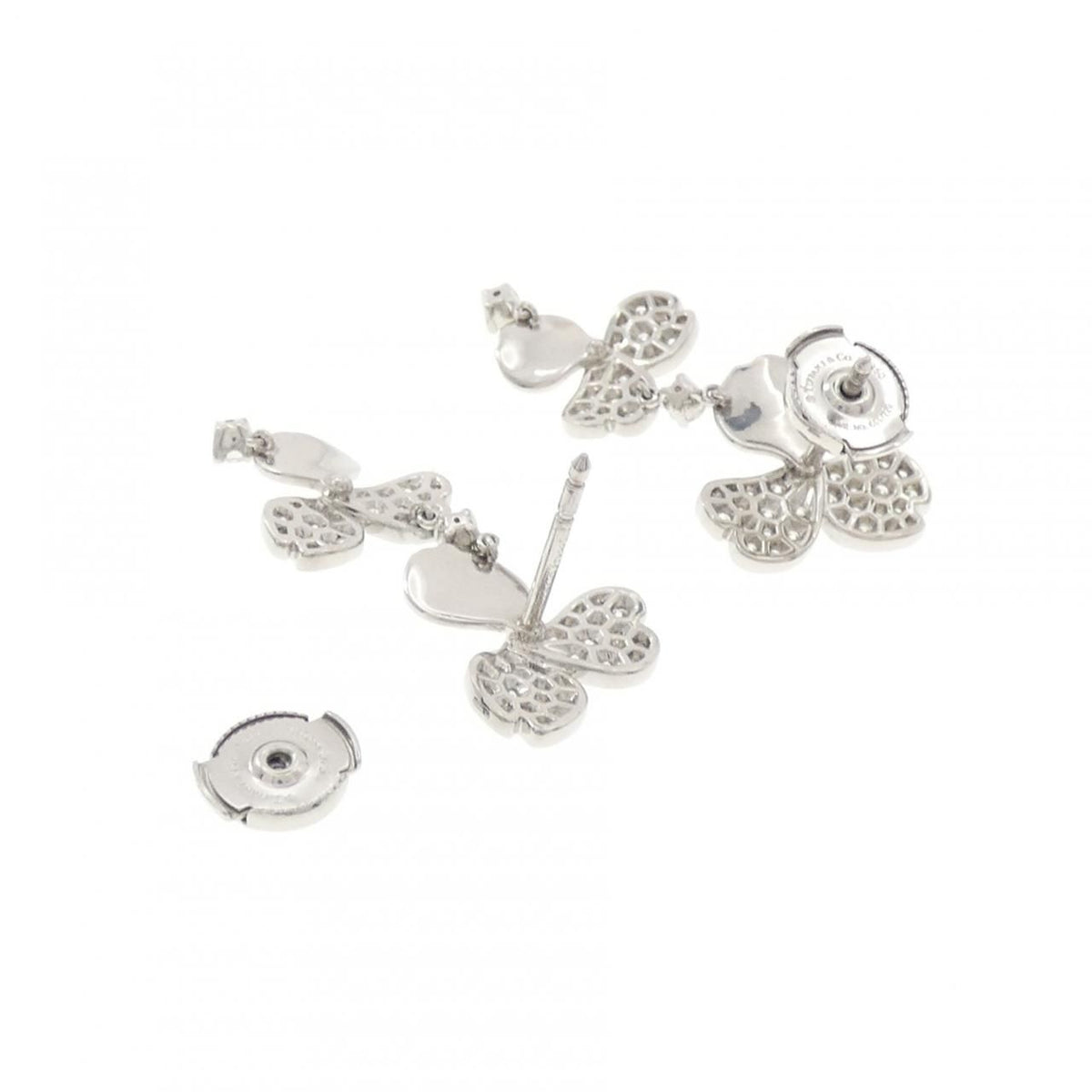 Tiffany & Co Paper Flower Earrings — view 3