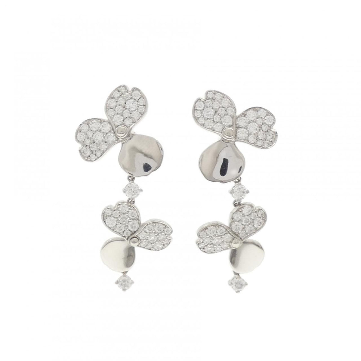 Tiffany & Co Paper Flower Earrings