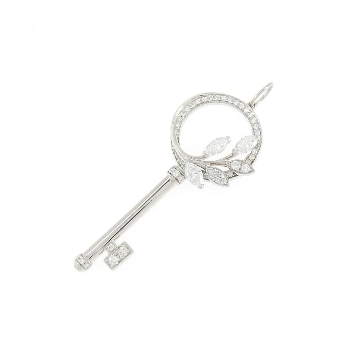 Tiffany & Co Victoria Vine Circle Key Pendant
