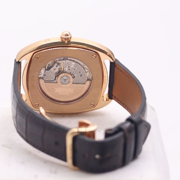 Hermes Dressage Automatic Date Moon Phase Silver Shell Dial Watch — view 4