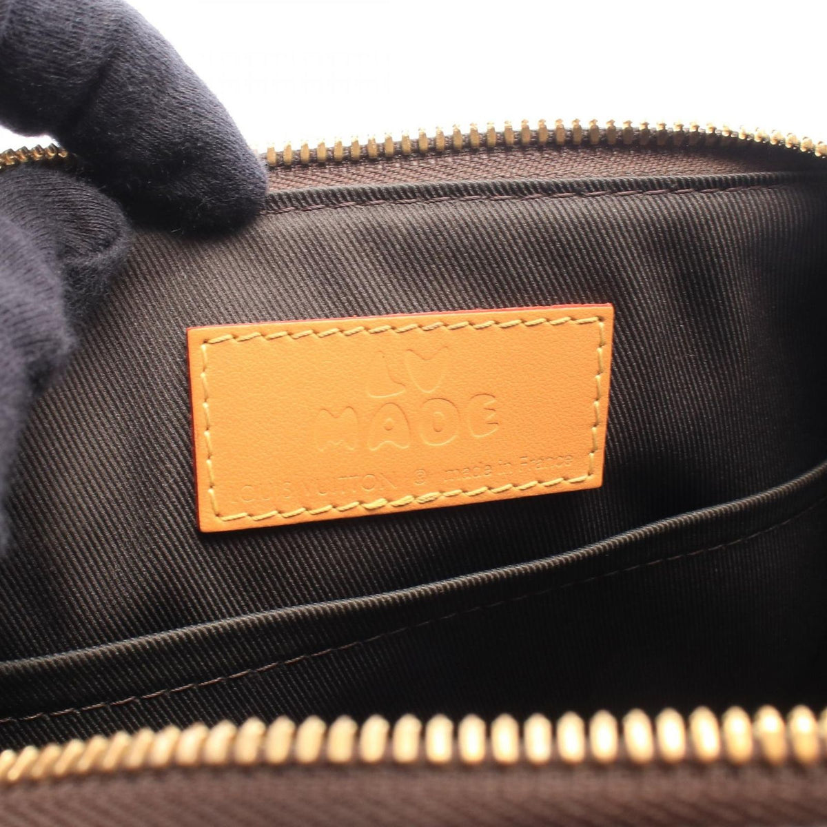 Louis Vuitton Shoulder Bag NIGO City Keepall Monogram Stripe LV Squared Leather — view 4