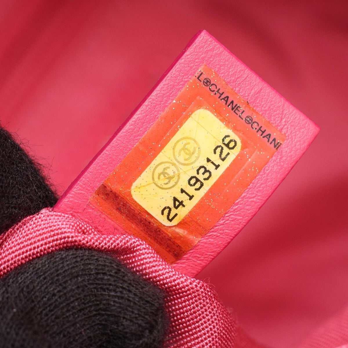 Chanel Clutch Quilted Fuchsia Pink Lambskin — view 5
