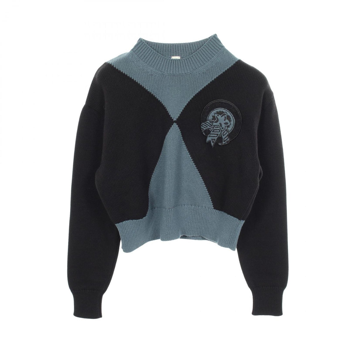 Hermes Knit Candy Libris Cropped Cotton Silk Sweater