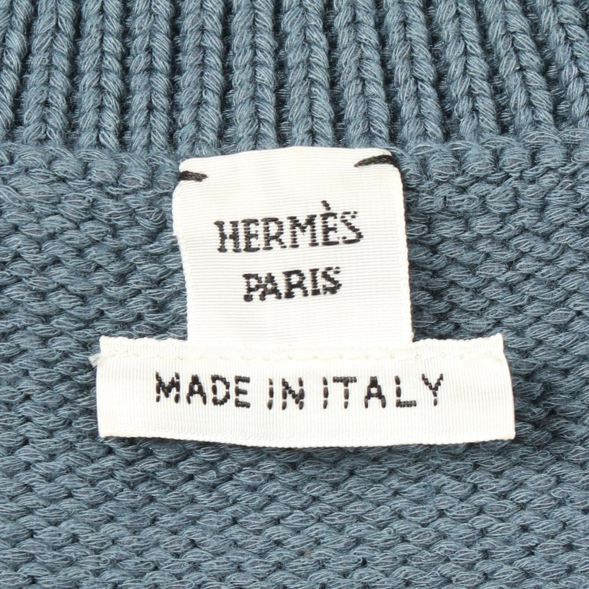 Hermes Knit Candy Libris Cropped Cotton Silk Sweater — view 3